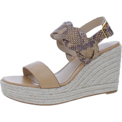 

Женские кожаные туфли на танкетке с открытым носком Lauren Ralph Lauren HAZEL BHFO 9801, HAZEL