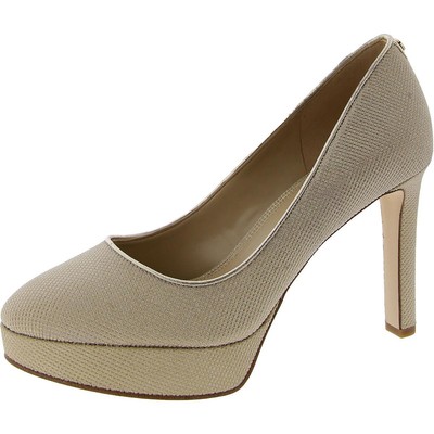 MICHAEL Michael Kors Женские кожаные туфли Chantal на платформе и каблуке BHFO 5052