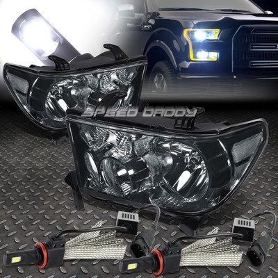 ФАРА С ЗАКОПЧЕННЫМ КОРПУСОМ + ПРОЗРАЧНЫЙ УГОЛ + СИСТЕМА БЕЛЫХ СВЕТОДИОДОВ 6000K ДЛЯ 07-16 SEQUOIA