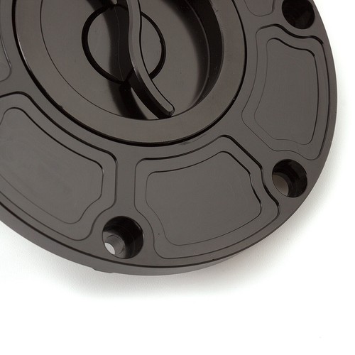 For Triumph Daytona 675 2006-2008 CNC Gas Cap Tank Fuel Cover Oil Filler Black
