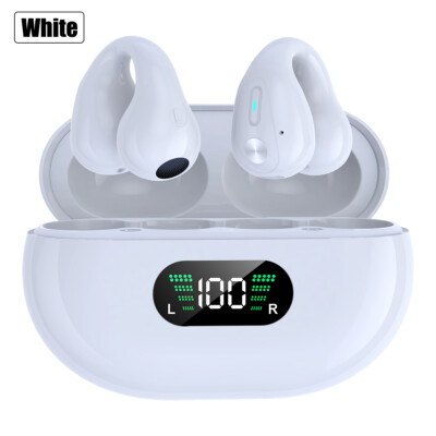 Wireless Earbuds Ear Clip Bone Conduction Headphones Sport Headset Bluetooth 5.3