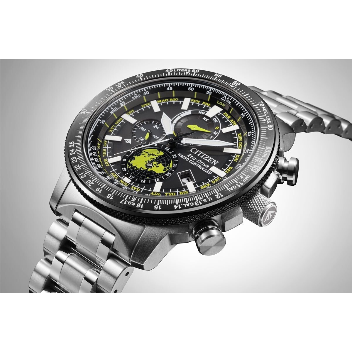 Pre-owned Citizen Promaster Sky Geo Trekker Direct Flight Watch Men's Watch By3006-53e