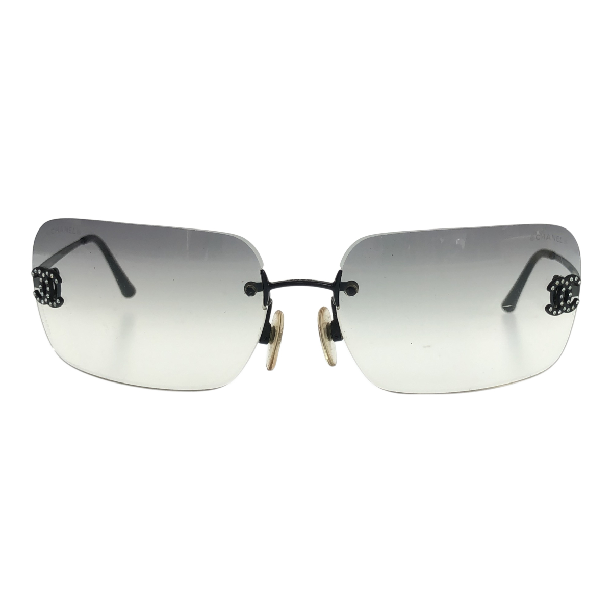 Chanel Sunglasses Frameless Coco Mark 62□17 120 4017-D c
