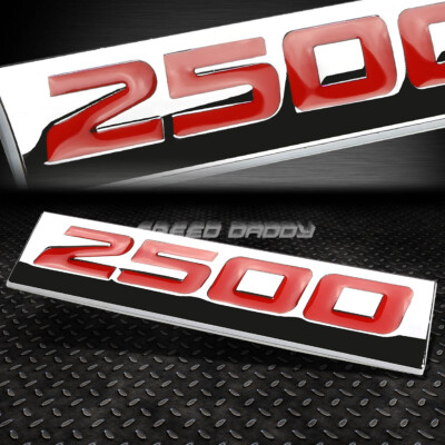 МЕТАЛЛИЧЕСКАЯ РЕШЕТКА БАГАЖНИКА, ЭМБЛЕМА, НАКЛЕЙКА С ЛОГОТИПОМ, ЗНАЧОК С ОТДЕЛКОЙ, ПОЛИРОВАННАЯ КРАСНАЯ НАДПИСЬ 2500