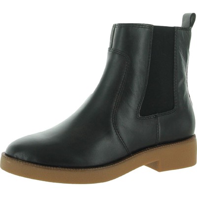 

Женские черные кожаные ботильоны Lucky Brand Ressy 11, средние (B,M) BHFO 2352, Black vintage