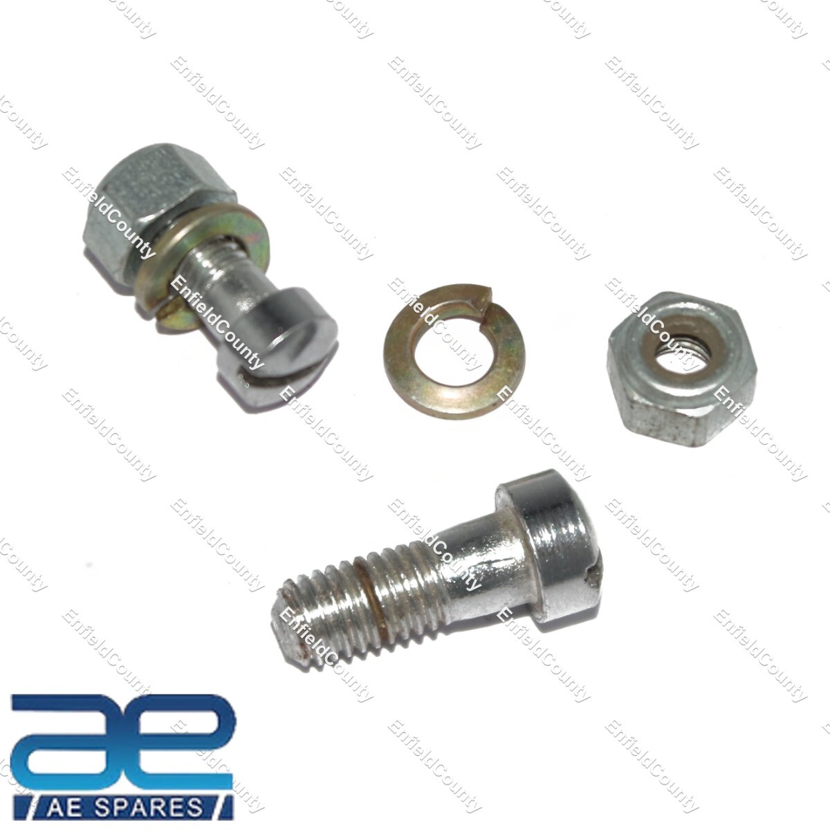 Brake Clutch Lifter Pivot Bolt With Nut and Washer For Norton BSA Triumph 