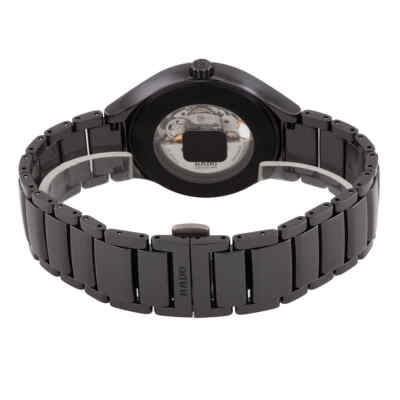 Pre-owned Rado True Round Secret Diamonds Automatic Black Dial Unisex Watch R27107732