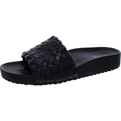 

Женские черные шлепанцы Cole Haan Mojave, обувь 8, средний (B,M) BHFO 2032, Black leather