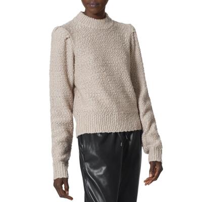 

Joie Womens Jerimy Серая шерстяная укороченная рубашка, свитер с воротником-воронкой, топ  BHFO 6430, Rock