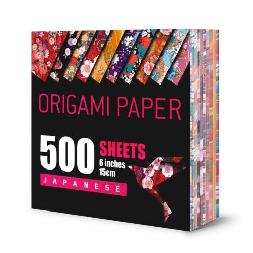 Origami Paper 500 sheets Japanese/Kaleidoscope  Washi Style Premium Square Paper