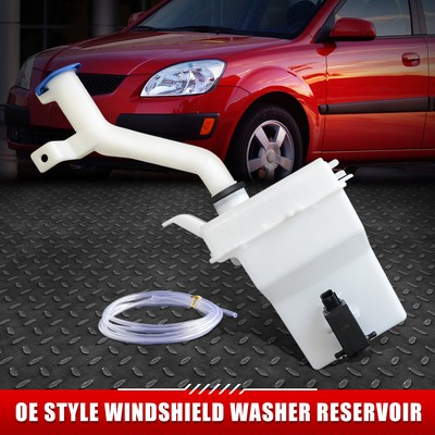 ДЛЯ 06-11 RIO HATCHBACK OE STYLE БАЧОК ДЛЯ ЖИДКОСТИ ОМЫВАТЕЛЯ ЛОБОВОГО СТЕКЛА В СТИЛЕ OE + КРЫШКА + НАСОС