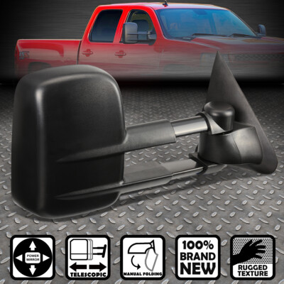 ДЛЯ 97-04 FORD F150 F250 С ПРАВЫМ БОКОВЫМ ПРИВОДОМ + РУЧНОЕ ТЕЛЕСКОПИЧЕСКОЕ БУКСИРОВОЧНОЕ ЗЕРКАЛО ЗАДНЕГО ВИДА