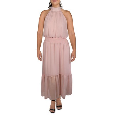 

Женское розовое шифоновое платье миди без рукавов Laundry by Shelli Segal  BHFO 0851, Blush