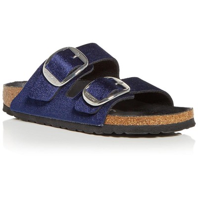 

Женские сандалии Birkenstock Arizona с большой пряжкой и заклепками, темно-синие шлепанцы BHFO 9910, Midnight, Arizona Big Buckle Rivet Logo