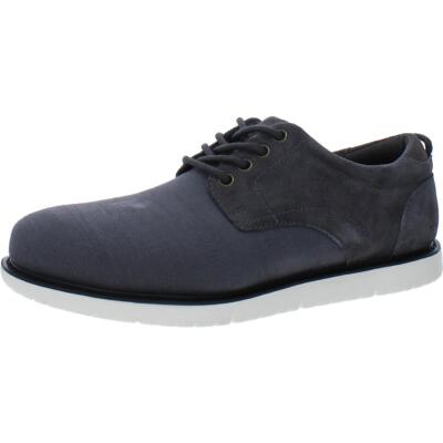 

Toms Mens Navi Oxford Серые замшевые оксфорды на шнуровке 11 Medium (D) BHFO 1046, Pavement grey