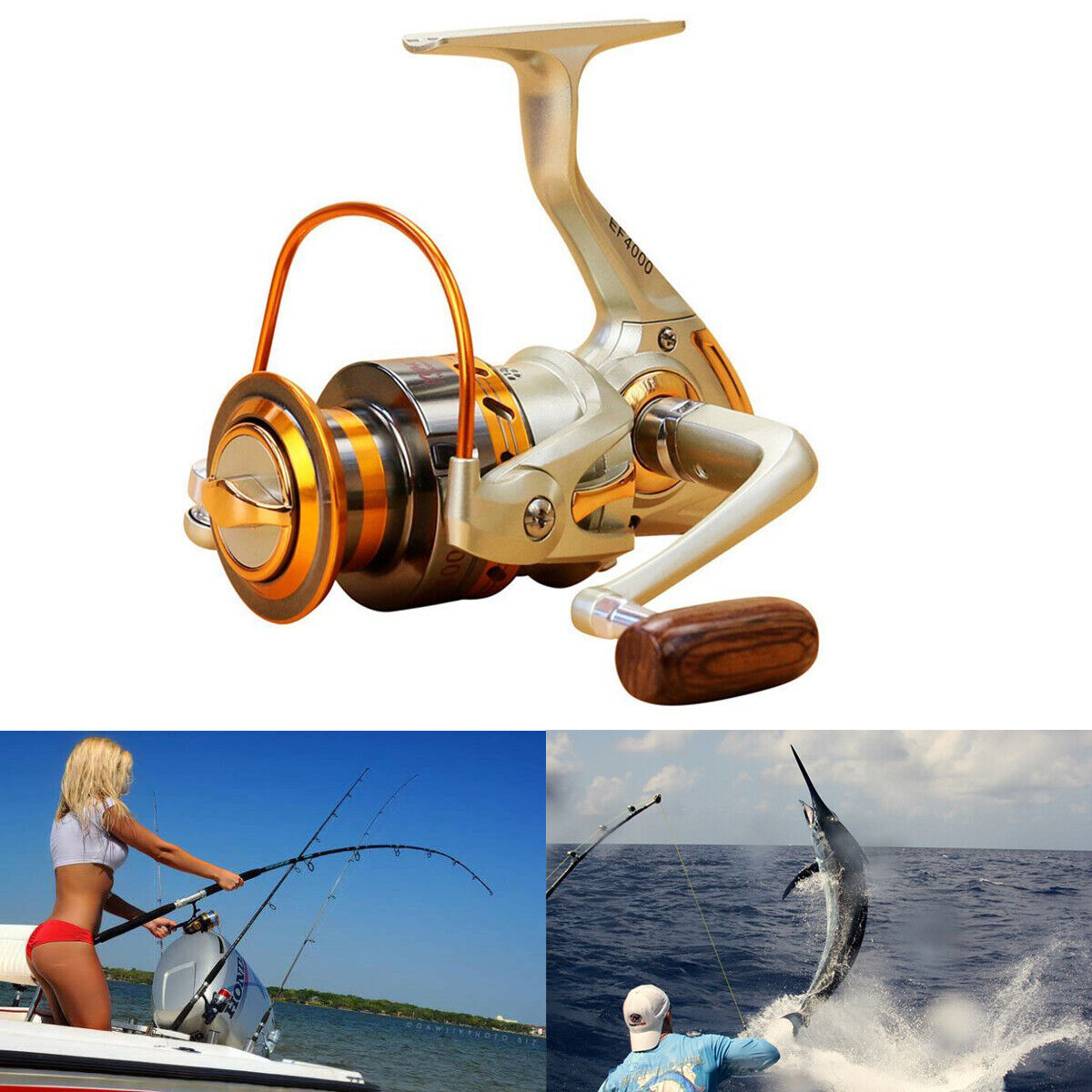 12BB Ball Bearing Reel Fishing Spinning Saltwater Left/right