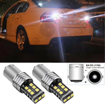 2x Error Free LED Reverse Back up Light project Bulb For Bmw E90 2005-2008 pre