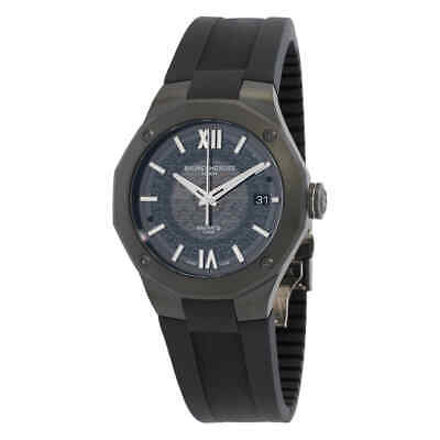 Мужские часы Baume et Mercier Riviera с автоматическим черным циферблатом Baumatic M0A10617