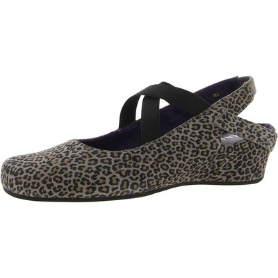 

VANELi Женские серые туфли на танкетке Marjory без шнуровки 10 Medium (B,M) BHFO 1966, Gray leopard print, Marjory