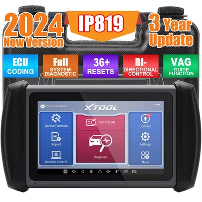 XTOOL IP819 Full System Diagnostic Scanner Bidirectional Car Coding Tool CAN FD