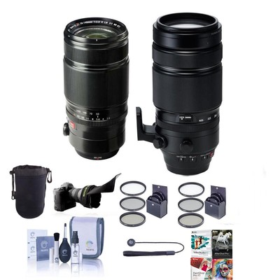 Объективы Fujifilm XF 50-140 мм f/2,8 XF 100-400 мм f/4,5-5,6 R LM OIS WR с комплектом Acc