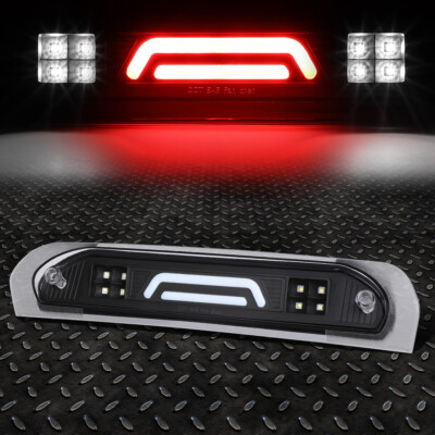 [3D СВЕТОДИОДНАЯ ПАНЕЛЬ] ДЛЯ 02-09 DODGE RAM ТРЕТИЙ ЗАДНИЙ СТОП-СИГНАЛ ГРУЗОВОЙ ФОНАРЬ ЧЕРНЫЙ