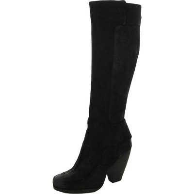 

Черные сапоги до колен Max Studio Womens Jasper Black 5 Medium (B,M) BHFO 4824, Черный, Jasper