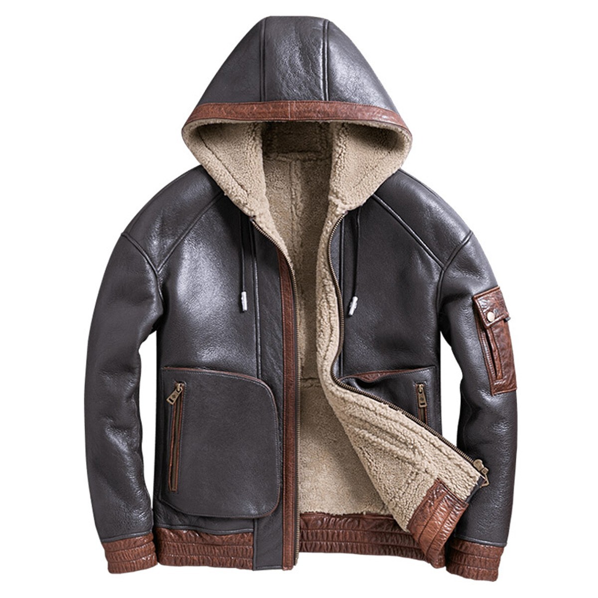 ど*き様 Lidnm 24ss goat leather bomber jack ど*き様 Lidnm 24ss goat leather bomber jack
