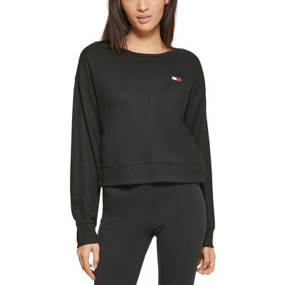 

Женский черный текстурированный пуловер Tommy Hilfiger Sport Athletic  BHFO 3583