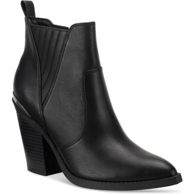 Sun + Stone Женские черные ботильоны Abiigail Shoes 9 среднего размера (B,M) BHFO 9434