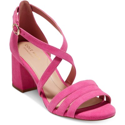 

Женские замшевые туфли с ремешками на щиколотке Cole Haan Alicia City с ремешками BHFO 3516, Fuschia, Alicia City