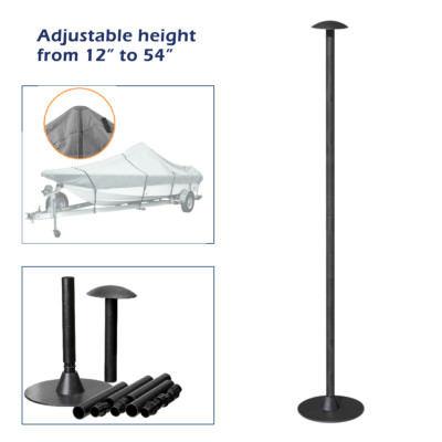 Boat Cover Support Pole adjustable height from 12'' to 54''