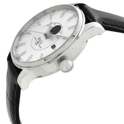 Pre-owned Ball Trainmaster Automatic Silver Dial Men's Watch Nm3082d-llj-sl
