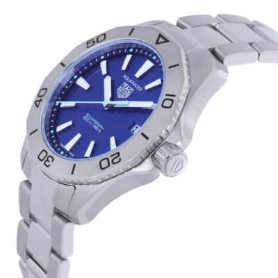 Pre-owned Tag Heuer Aquaracer Professional 200 Solargraph Blue Dial Men's Watch