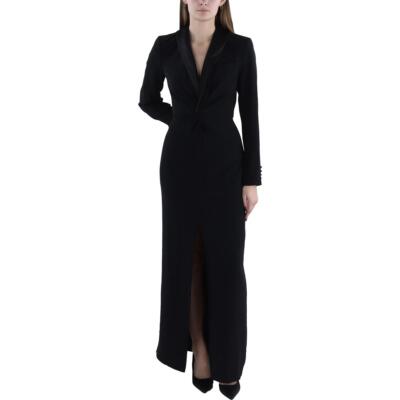 Женское вечернее платье макси с черным воротником Lauren Ralph Lauren 2 BHFO 8032