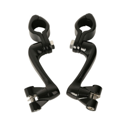 1-1/4'' 360 Degree Adjustable Highway Foot Peg Mounting Kit Fit For Harley