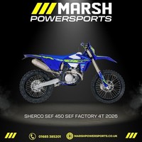 Sherco SEF 450-4T Factory Enduro 2026 - Sherco Main Dealer - Reserve NOW!