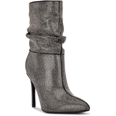 

Женские ботильоны Nine West Jenn 2 со стразами и острым носком BHFO 5249, Pewter, Jenn 2