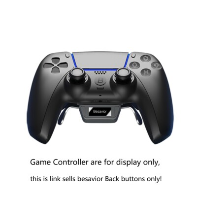 Besavior Back Button Set for PS5 Controller Gamepad Back Button Trubo paddle