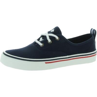

Sperry Womens Crest Cvo Canvas Lace Up Round Toe Повседневная обувь Кроссовки BHFO 8806, Navy, Crest Cvo