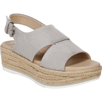 

Scholls Shoes Womens Catch 22 Серые эспадрильи на каблуке 9 Medium (B,M) 6321, Soft grey, Catch 22