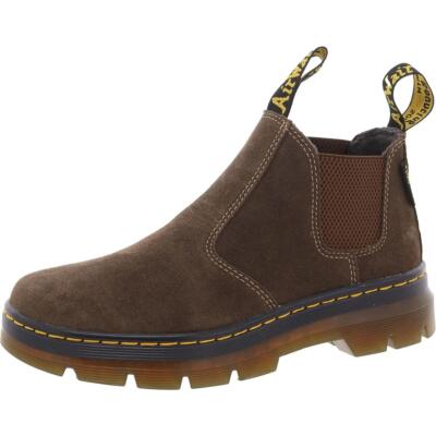 Dr. Martens Womens HARDIE II Brown Suede Chelsea Boots 8 Medium (B,M) BHFO 8163