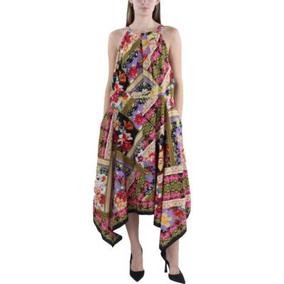 Женское платье миди без рукавов с подолом в виде носового платка Vince Camuto Plus BHFO 9262