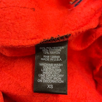 Pre-owned Aviator Nation Bolt Stitch Repeat Relaxed Hoodie Women's Size Xs Red
