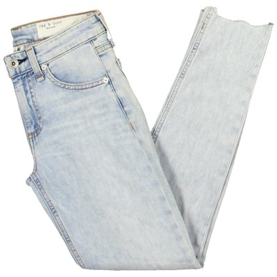 Rag & Bone Womens Blue Pockets Zipper Casual Skinny Pants 23 BHFO 8324