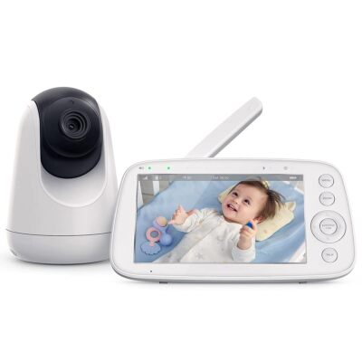 Baby Monitor, 5'' 720P Video Baby Monitor with Pan-Tilt-Zoom Camera VA-IH006