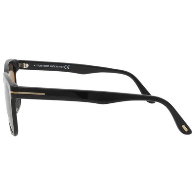 Pre-owned Tom Ford Stephenson Polarized Brown Square Men's Sunglasses Ft0775 01h 56