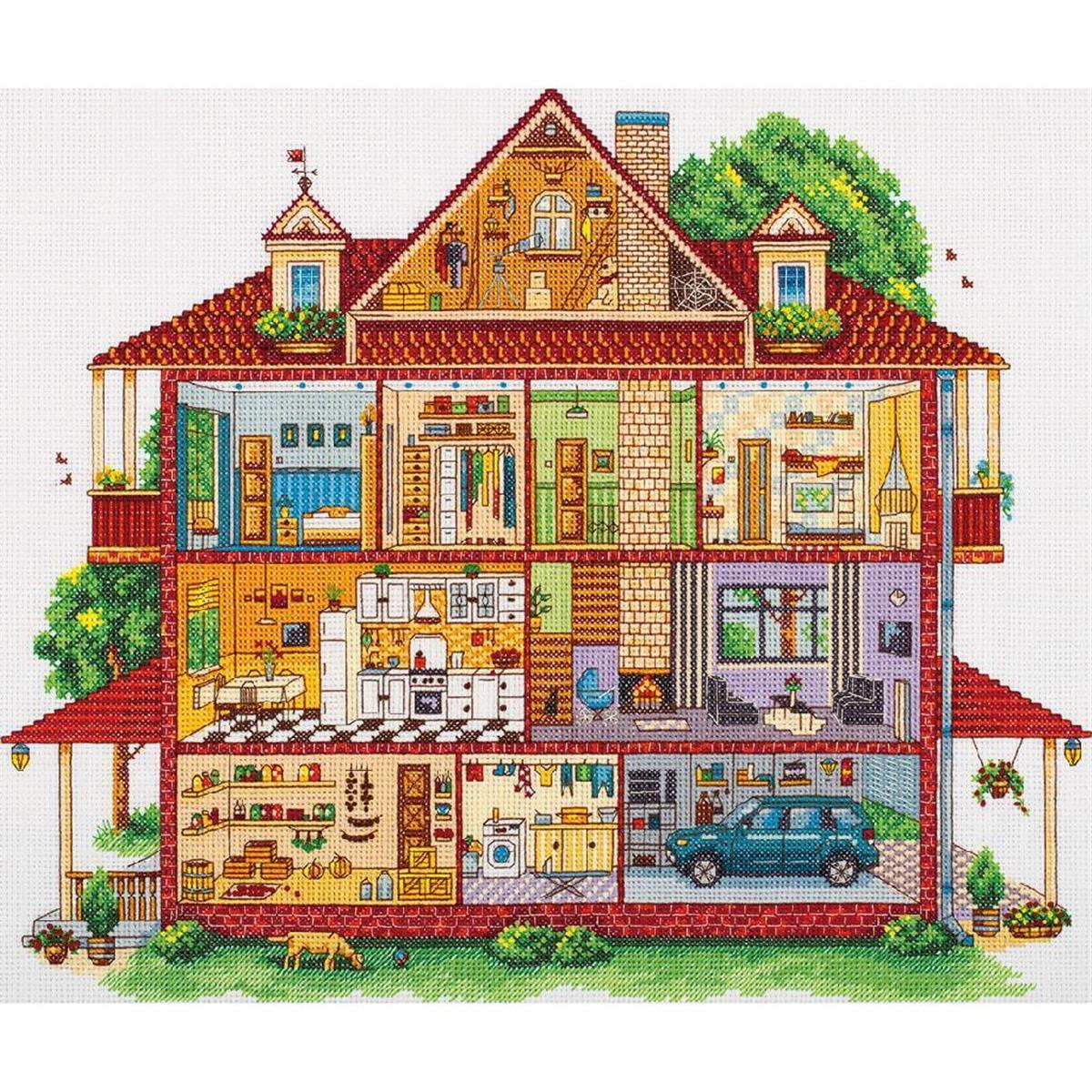 Panna counted cross stitch kit 