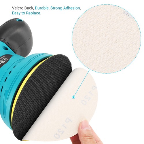 6 inch PSA Sanding Disc Sandpaper 100 Roll 40-800 Grit Sand Paper