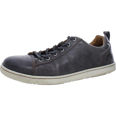 

Серые кожаные низкие кеды Born Mens Allegheny 9 Medium (B,M) BHFO 5822, Grey